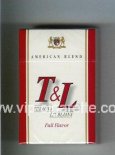 T and L Tobacna Ljubljna American Blend Full Flavor cigarettes hard box T and L Tobacna Ljubljna American Blend Full Flavor cigarettes hard box