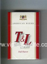 T and L Tobacna Ljubljna American Blend Full Flavor cigarettes hard box