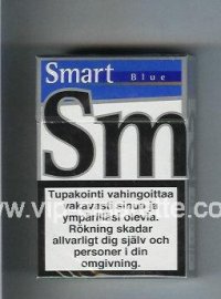Smart Blue cigarettes Smooth Taste hard box