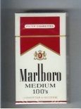 Marlboro Medium 100s cigarettes hard box