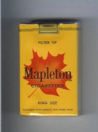Mapleton cigarettes soft box