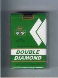Double Diamond American Blend X-tra Menthol cigarettes soft box