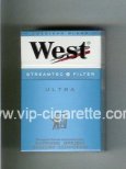 West 'R' Streamtec Filter Ultra American Blend cigarettes hard box West 'R' Streamtec Filter Ultra American Blend cigarettes hard box