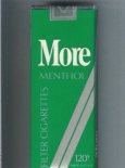 More Menthol 120s cigarettes soft box