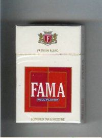 Fama Premium Blend Full Flavor cigarettes hard box