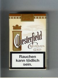 Chesterfield Mambaya Gold cigarettes