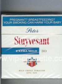 Peter Stuyvesant 1592 - 1672 Extra Mild 30 cigarettes hard box