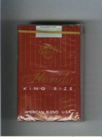 Florida King Size American Blend red cigarettes soft box