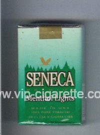 Seneca Premium Menthol Lights cigarettes soft box