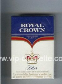 Royal Crown Filter English Blend cigarettes hard box