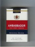 Ambassador Original Blend cigarettes England