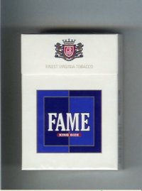 Fame Finest Virginia Tobacco King Size Cigarettes hard box