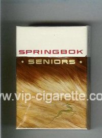 Springbok Seniors cigarettes hard box