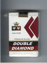 Double Diamond Premium Blend Non-Filter cigarettes soft box