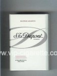 S.T.Dupont Paris Charcoal Filter Super Lights cigarettes hard box S.T.Dupont Paris Charcoal Filter Super Lights cigarettes hard box