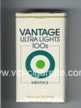 Vantage Ultra Lights 100s Menthol Cigarettes soft box Vantage Ultra Lights 100s Menthol Cigarettes soft box