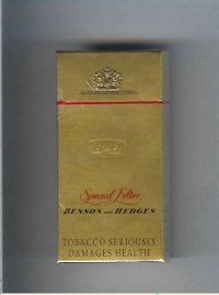 Benson and Hedges Special Filter cigarettes hard box