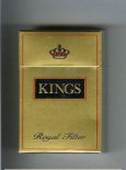 Kings Royal Filter gold cigarettes hard box