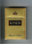 Kings Royal Filter gold cigarettes hard box Kings Royal Filter gold cigarettes hard box