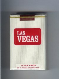 Las Vegas white and red Cigarettes soft box