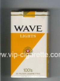 Wave Lights 100s cigarettes soft box