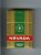 Nevada Filter American Blend gold and green and red cigarettes hard box
