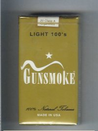 Gunsmoke Light 100s cigarettes soft box