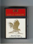 Gold Arrow King Size Lights American Blend cigarettes hard box Gold Arrow King Size Lights American Blend cigarettes hard box