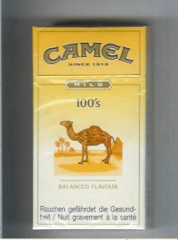 Camel Mild Balanced Flavour 100s cigarettes hard box