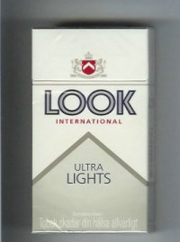 Look International Ultra Lights 100s cigarettes hard box