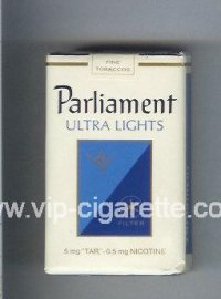 Parliament Ultra Lights cigarettes soft box