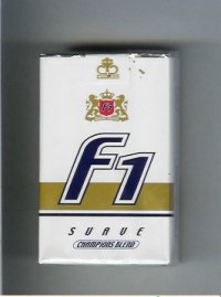 F1 Suave Champions Blend cigarettes soft box