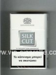 Silk Cut cigarettes white and silver hard box