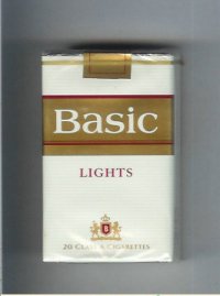 Basic Lights cigarettes soft box design 2