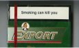 Export Macdonald 25s cigarettes Plain green wide flat hard box