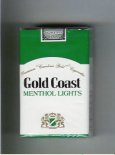 Gold Coast Menthol Lights Premium 'Carolina Gold' Cigarettes soft box Gold Coast Menthol Lights Premium 'Carolina Gold' Cigarettes soft box
