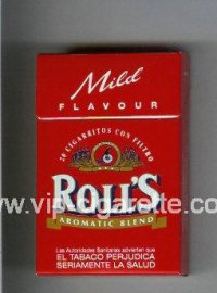 Roll's Mild Flavour American Blend cigarettes hard box
