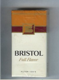 Bristol 100s cigarettes Full Flavor USA