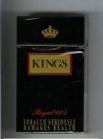 Kings Royal 100s black cigarettes hard box Kings Royal 100s black cigarettes hard box