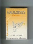 Gauloises Blondes Qui a Encore Fait Ca ' Ultra Legeres Cigarettes hard box Gauloises Blondes Qui a Encore Fait Ca ' Ultra Legeres Cigarettes hard box