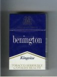 Benington blue cigarettes kingsize Benington blue cigarettes kingsize