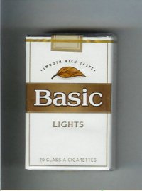 Basic Lights cigarettes Smooth Rich Taste soft box
