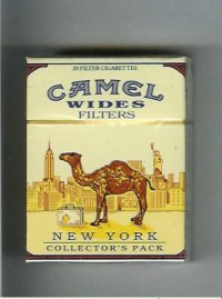 Camel Collectors Pack New York Wides Filters cigarettes hard box