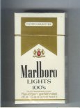 Marlboro Lights 100s cigarettes hard box