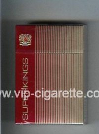 Superkings gold and red Cigarettes hard box
