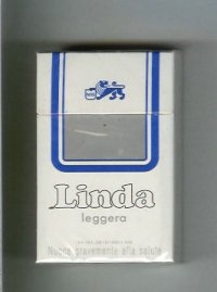 Linda Leggera cigarettes hard box