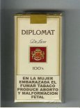 Diplomat De Luxe 100s cigarettes soft box Diplomat De Luxe 100s cigarettes soft box