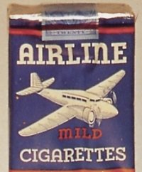 Airline Mild Cigarettes blue