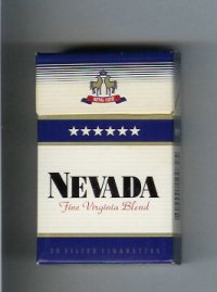 Nevada Fine Virginia Blend cigarettes hard box