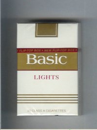Basic Lights cigarettes hard box